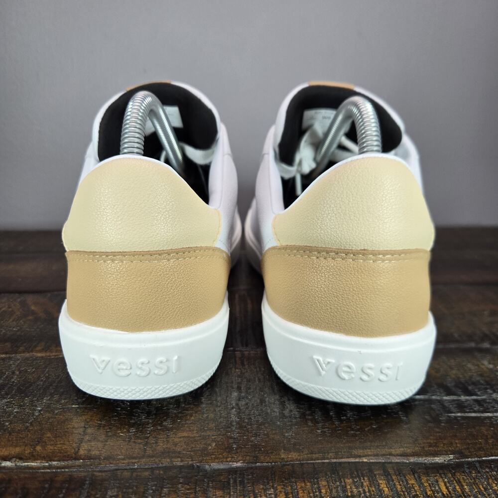 Vessi Soho Sneaker 2 Womens Size 5 Waterproof Shoes Casual White Teak - Picture 4 of 12